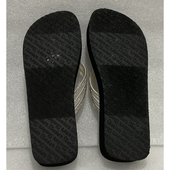 skechers yoga foam sandals Sparkle Glitter Scrappy - Picture 6 of 6